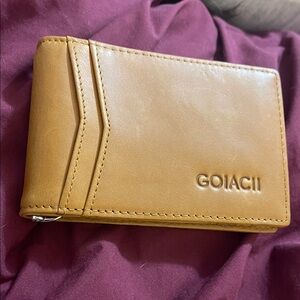Brown Leather Card Holder